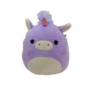 Squishmallow Baby Purple Astrid Unicorn Kellytoy 8" Plush Bee Happy Gift Stuffed